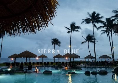 Kauai Pool at Night