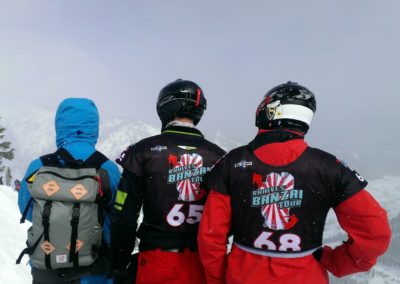 Skiers Waiting to race in Tahoe