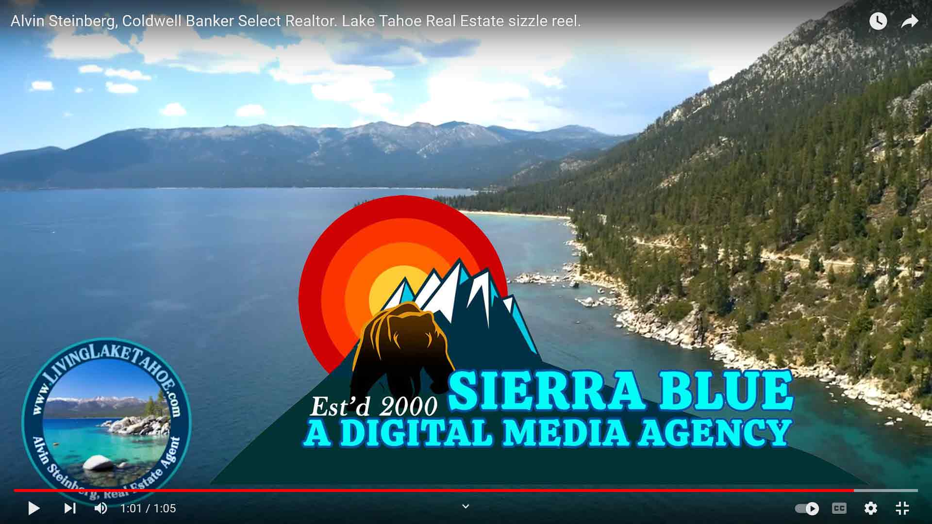 Aerial photo of Lake Tahoe