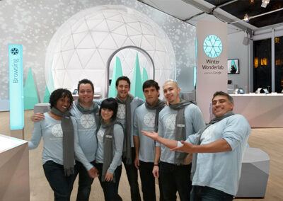 Google Winter Wonderlab staff