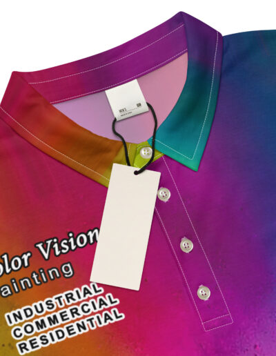 colorful polo shirt