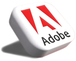 3D Adobe Logo