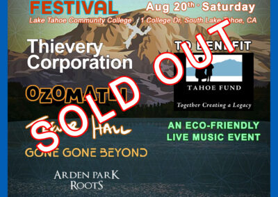 Web Poster for Tahoe Concert