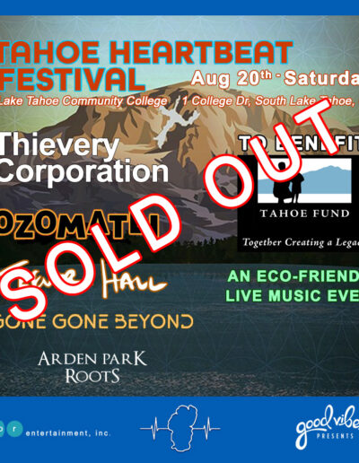 Web Poster for Tahoe Concert