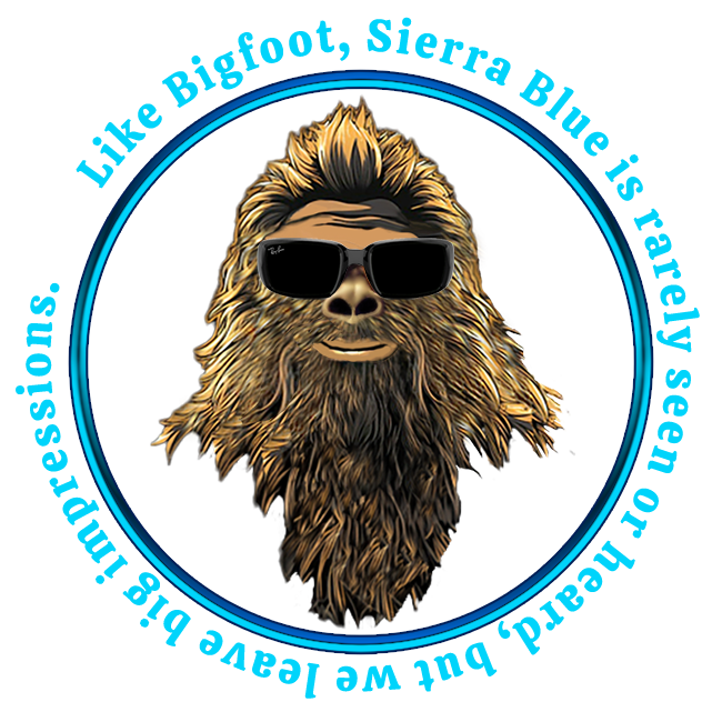 Bigfoot Logo for Sierra Blue